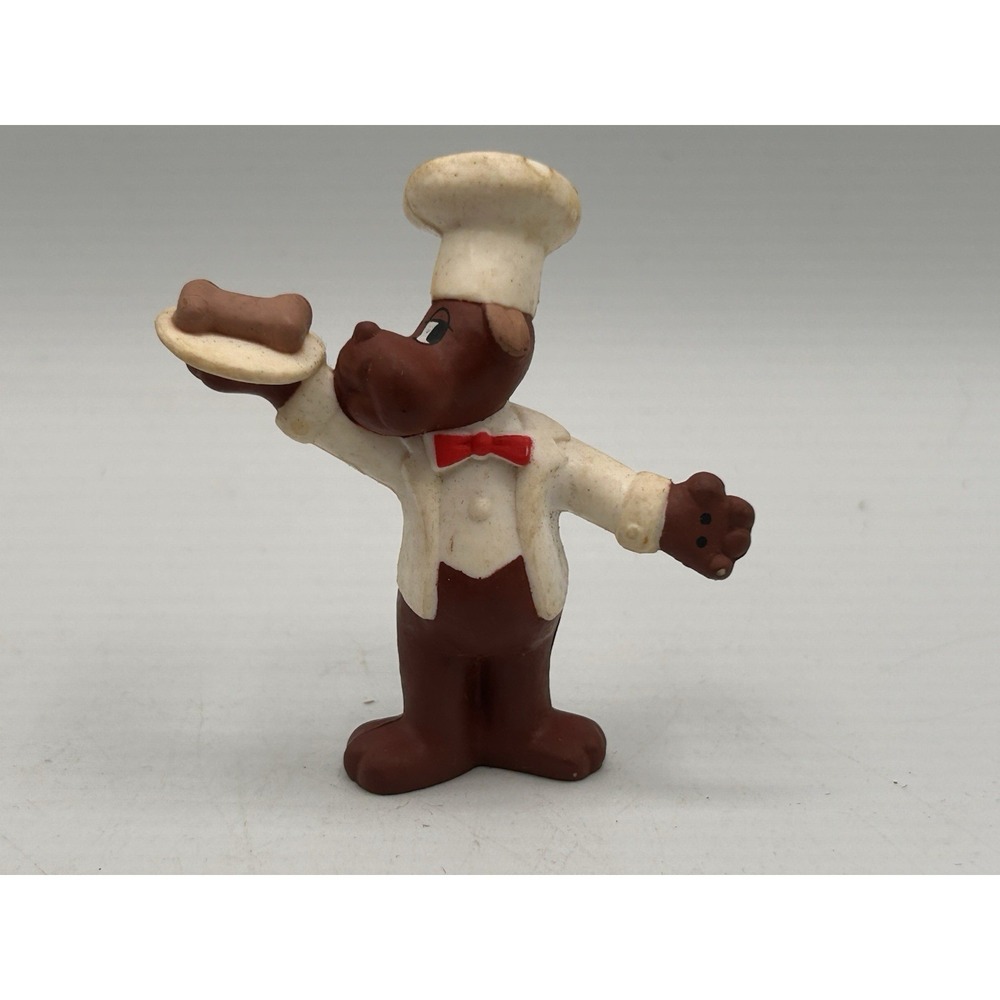 Pound Puppy Baker Chef Louie‎ Toy Figure 1986 Tonka 3"